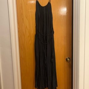 Abercrombie & Fitch navy blue maxi dress